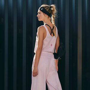 NWOT Free People One to Beat Sleeveless Onesie Mauve size- MEDIUM & LARGE